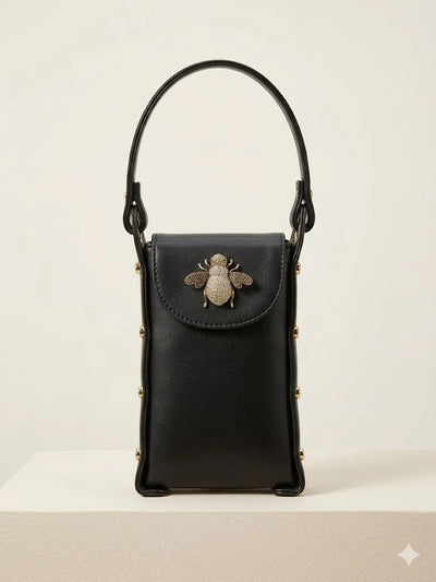 Bee Bling Bag Black & Gold Accents