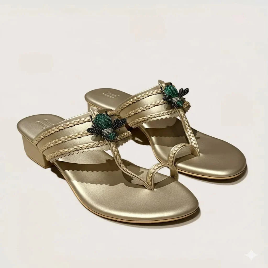 Bee Kohlapuri Heels Footwear