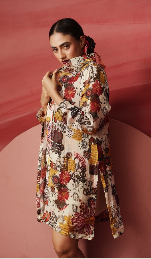 Vihe Kaftan Style Top & Pant Set