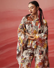 Vihe Kaftan Style Top & Pant Set