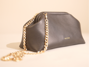 Westoria Black Pebbled Clutch Slingbag