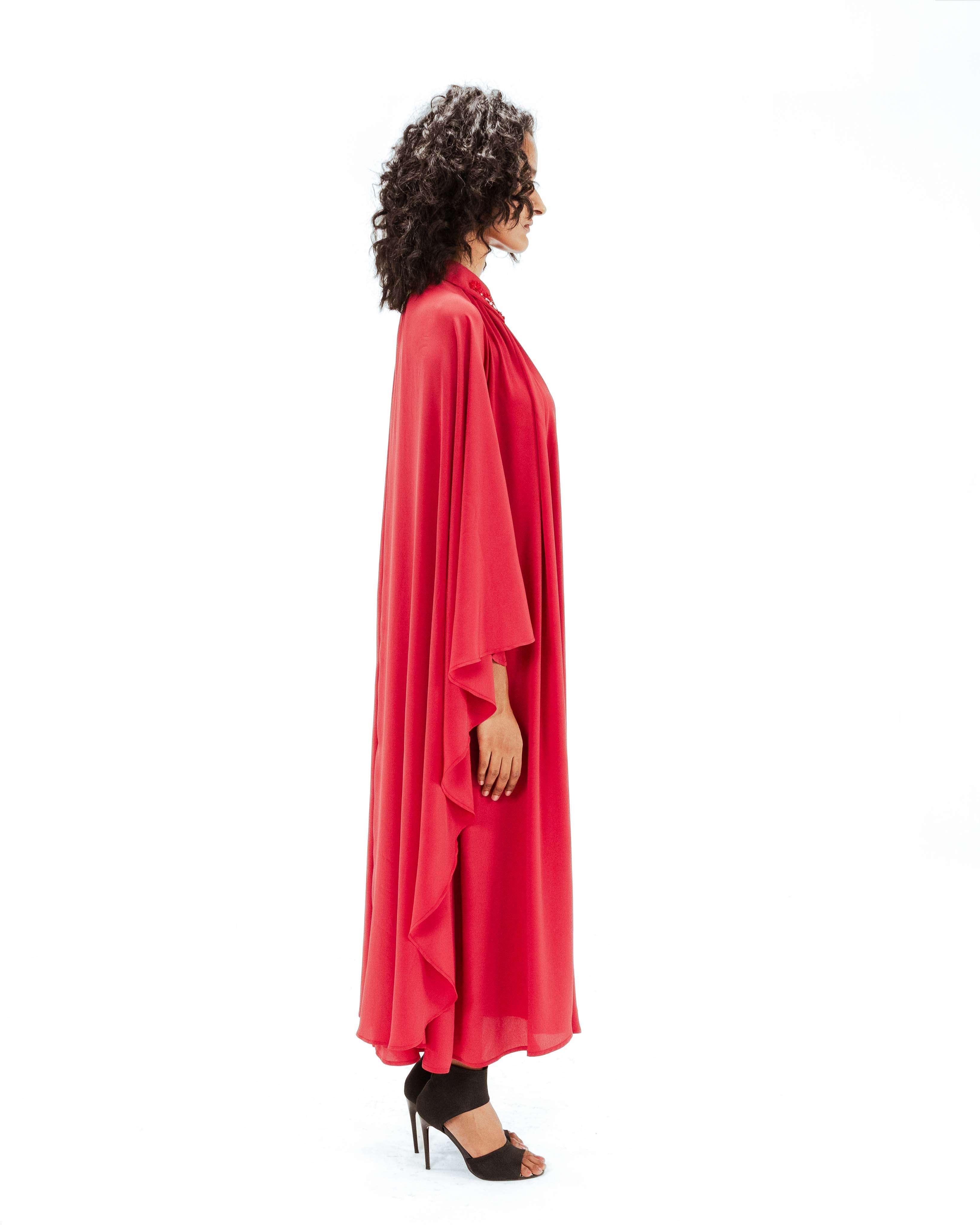 Alara Embellished Crepe Dress - Leh Studios