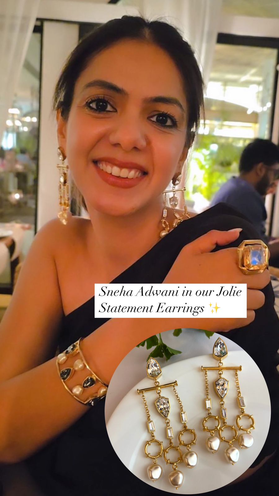 Sneha Adwani in Ray Cuff Adjustable Bracelet
