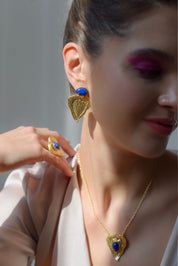 Heart Statement Earrings