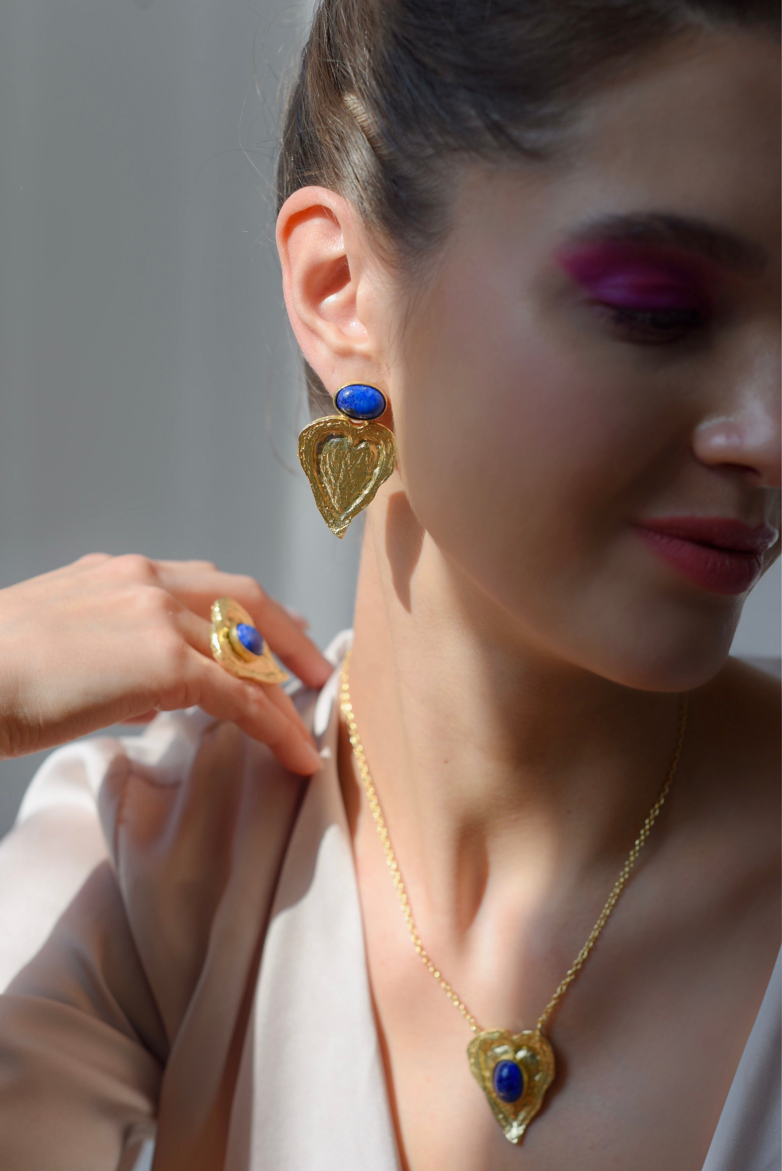 Heart Statement Earrings