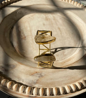 Raw Stone Bracelet White