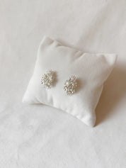 Springtime Pearl Huggies Silver