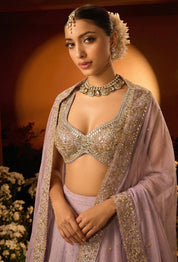 Lilac Lehenga Set