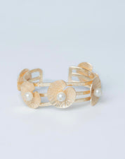 Gold Plated Pearl Shell Bracelet