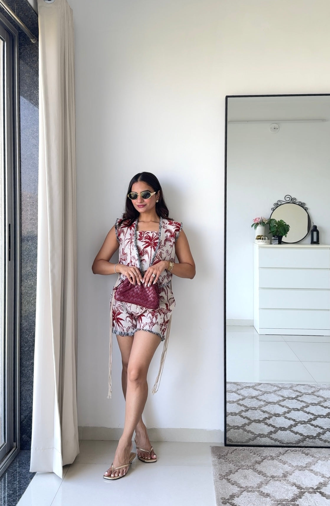 Tropical Tiger Set Red