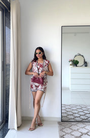 Tropical Tiger Set Red
