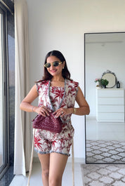 Tropical Tiger Set Red