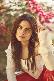 Srishti Dixit in Serpeant Earrings
