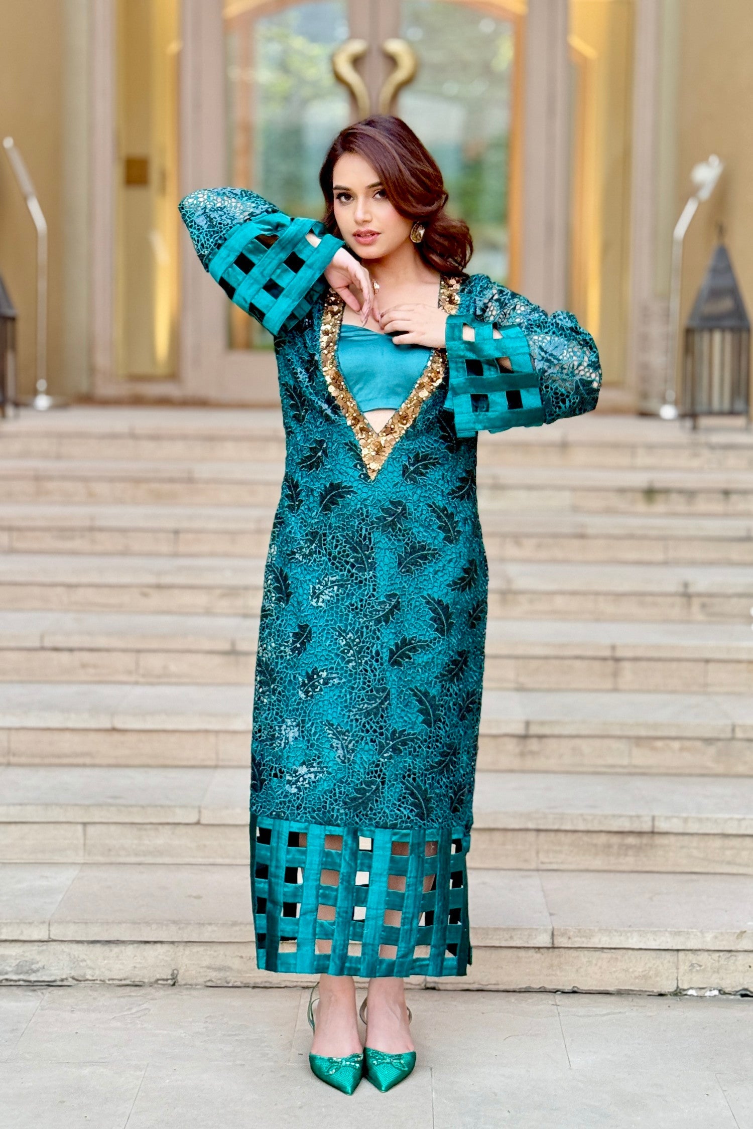 Jardina Embroidered 2pc Set