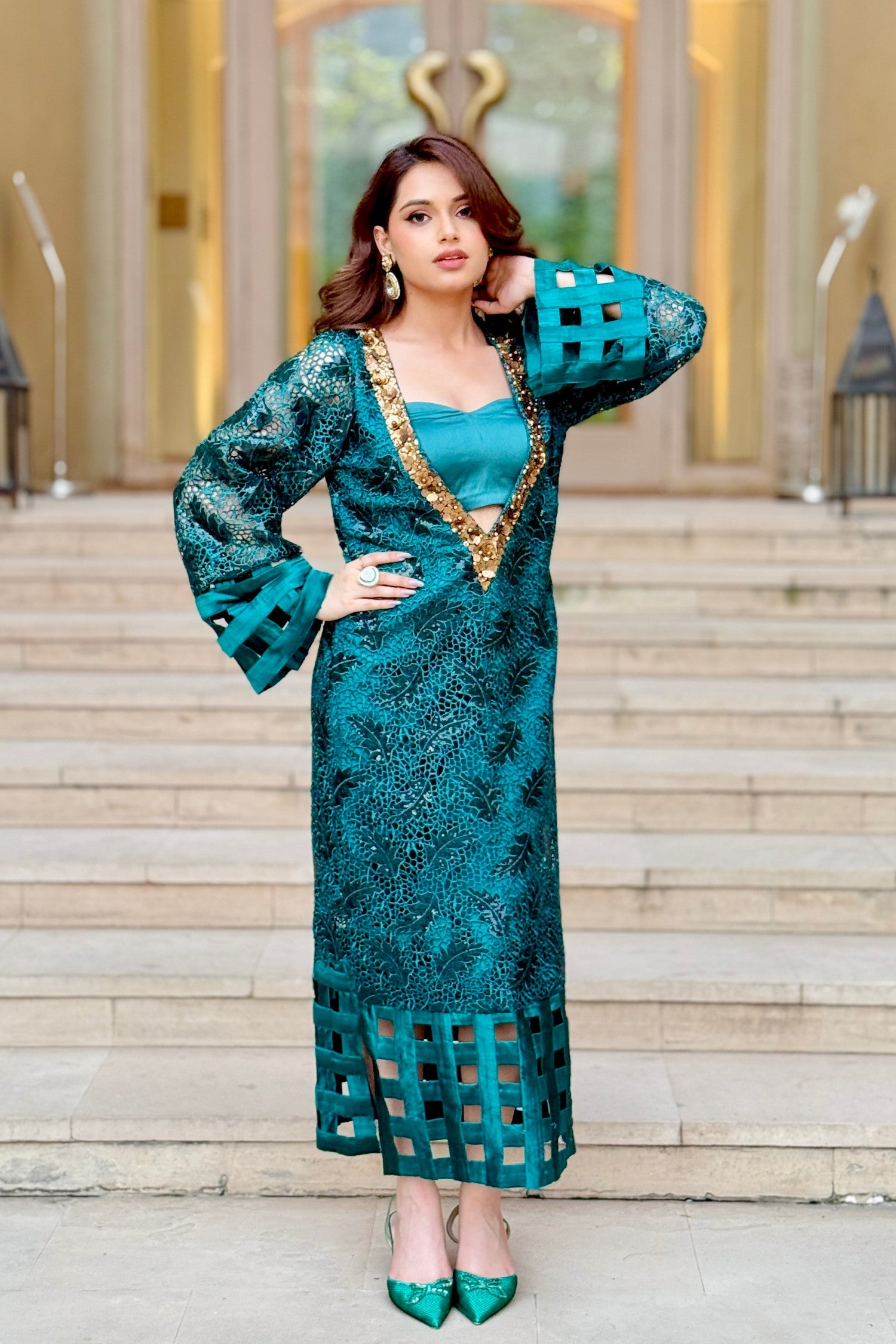 Jardina Embroidered 2pc Set