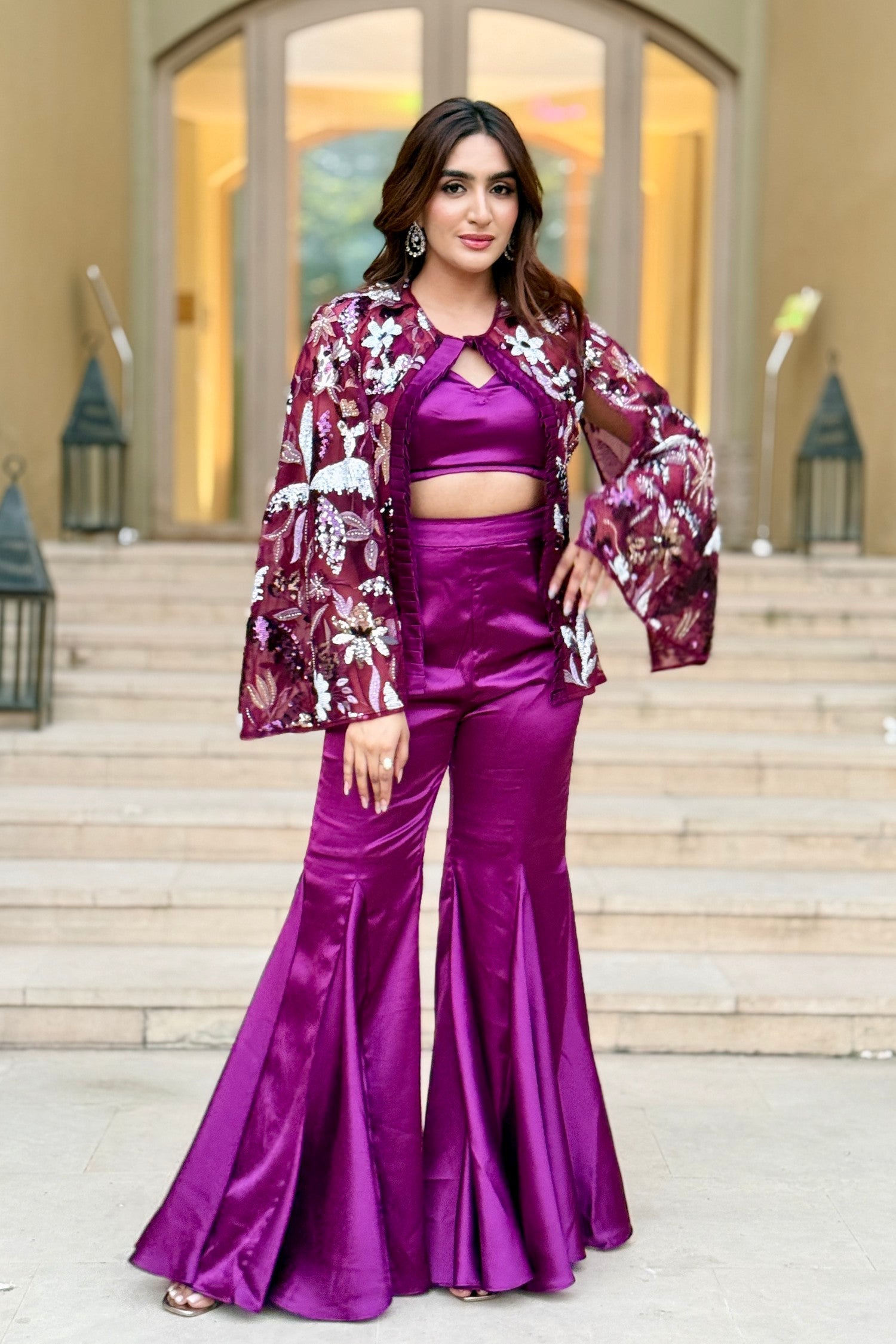 Marissa Embroidered Cape