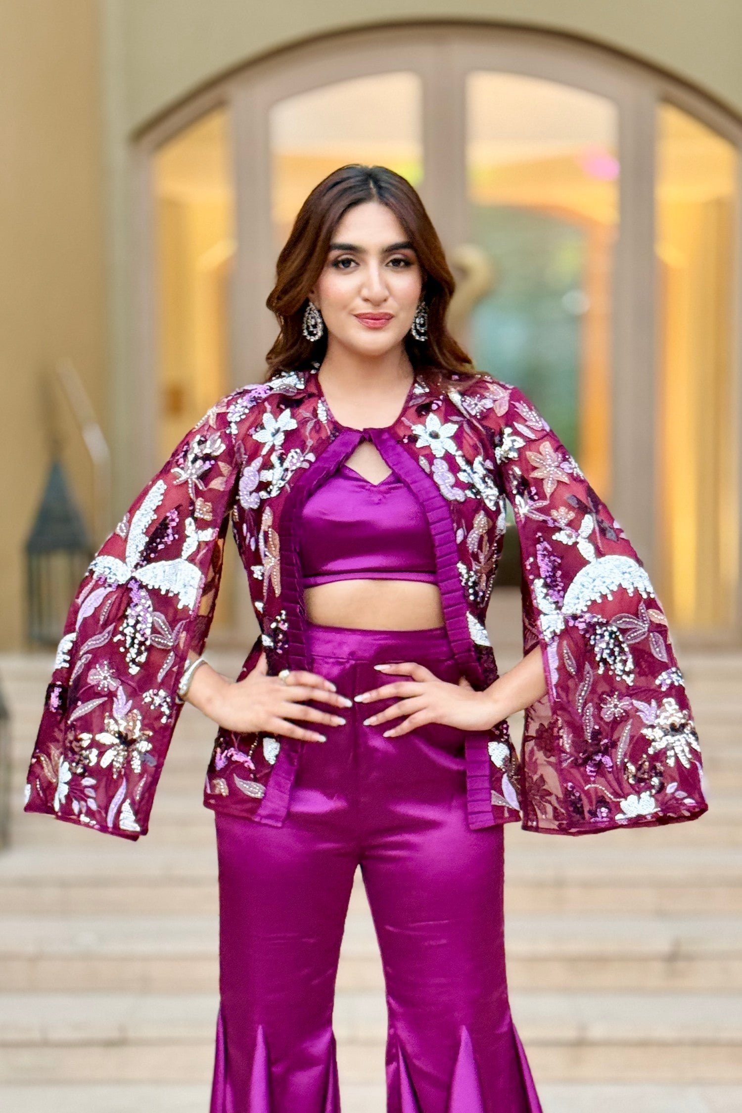 Marissa Embroidered Cape