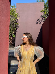 Sunflower Organza Dress