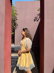 Sunflower Organza Dress