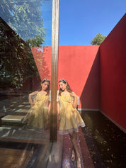Sunflower Organza Dress