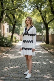 Noir Lace Whisper Dress