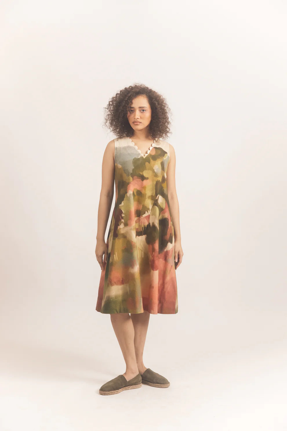 Lea Scallop Dress