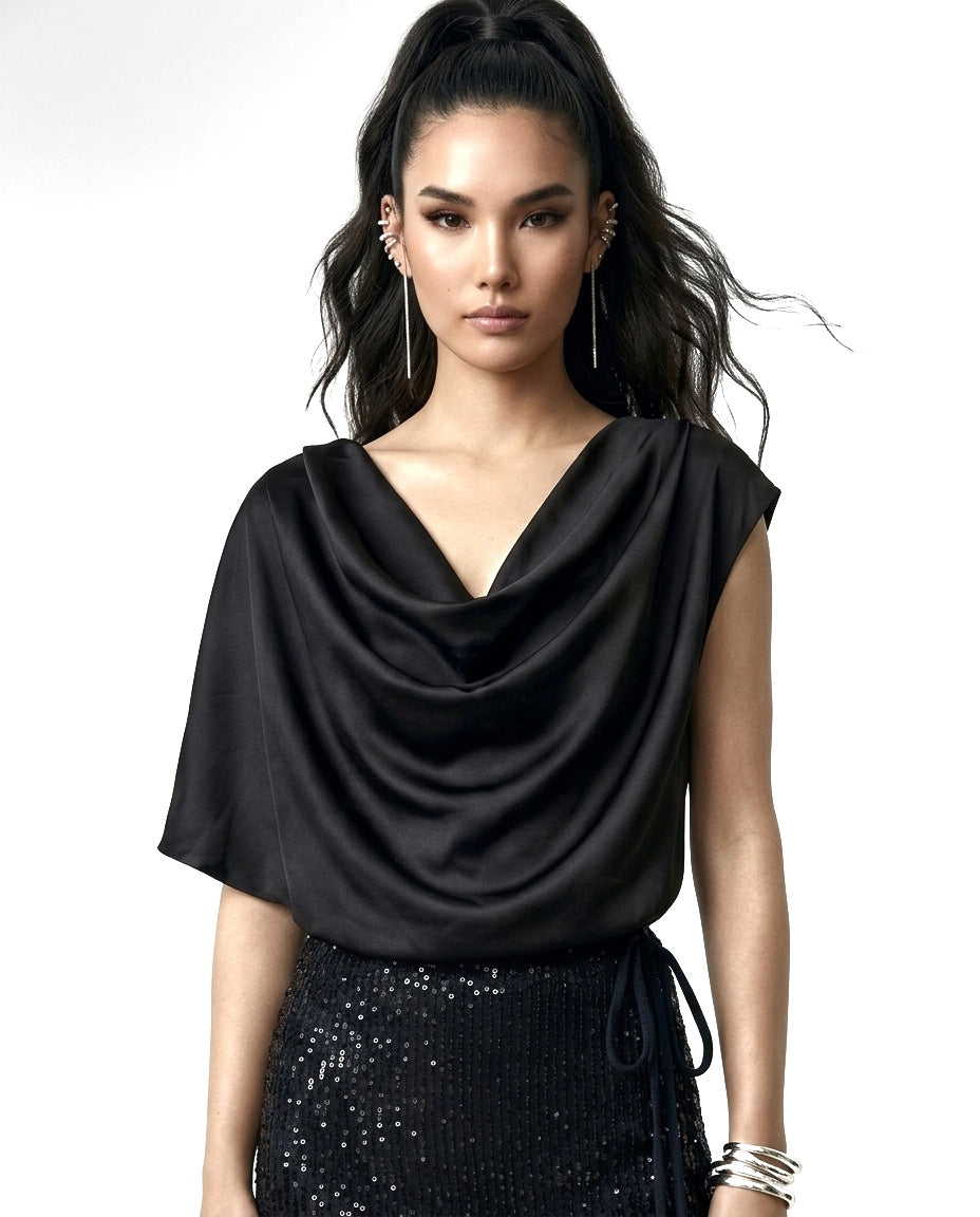 Daphne Draped Dress & Geneva Knit Skirt