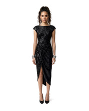 Midnight Knit Sequins Dress