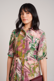 Ira Pleated Dress