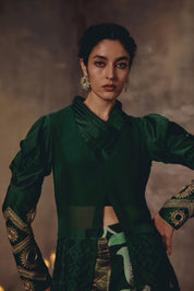 Emerald Sovereign Skirt Set