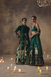 Emerald Sovereign Skirt Set