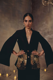 The Noir Regal Blazer Set