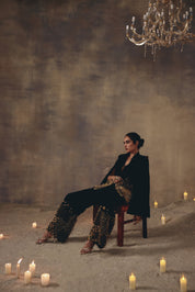 The Noir Regal Blazer Set
