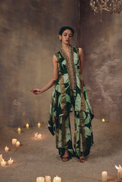 Emerald Antique Beaded Co-ord Set