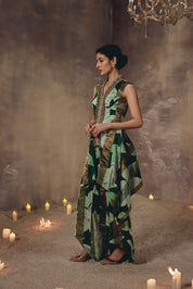 Emerald Antique Beaded Co-ord Set