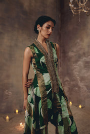 Emerald Antique Beaded Co-ord Set