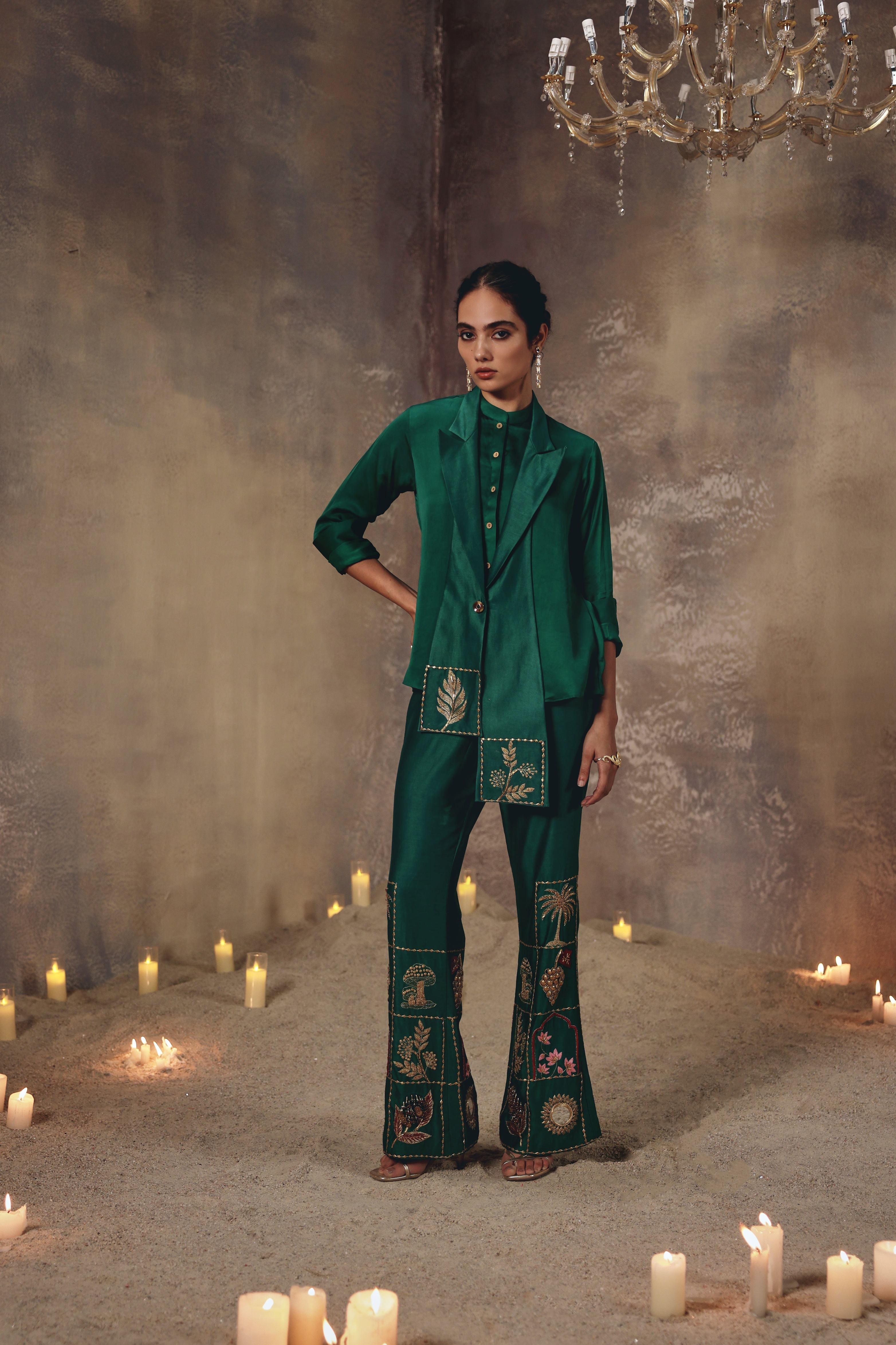Emerald Botanica Co-ord Set