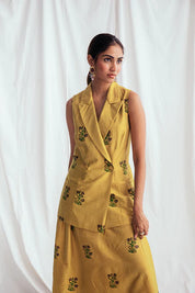 Nimbu Silk Blazer