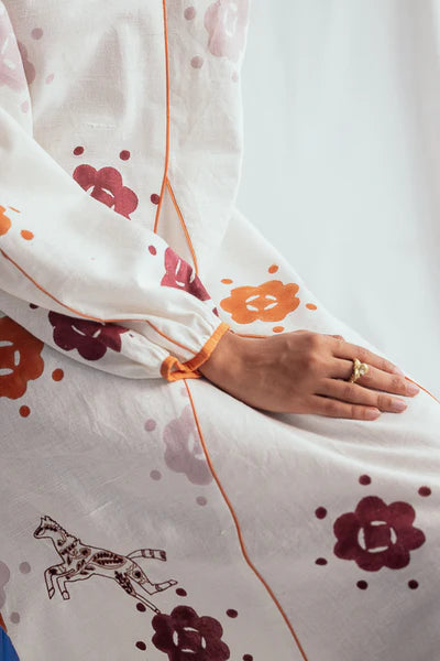 Thandai Peasant Dress