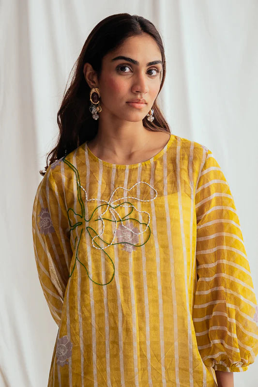 Dhoop Peasant Dress