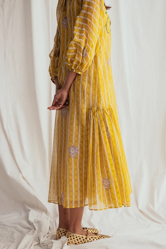 Dhoop Peasant Dress