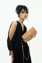 Slim Studded Clutch Bag