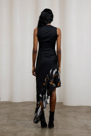 Kuro Asymmetrical Dress