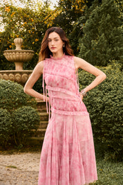 Freda Tye Dye Tulle Midi Dress