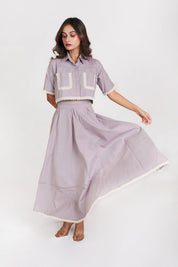 Mehak Bakshi in Lacey Co-ord Set