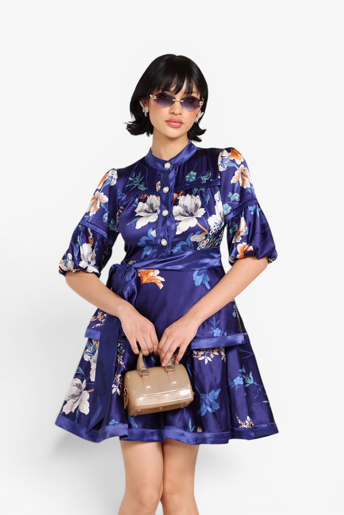 Taffy Dress Navy