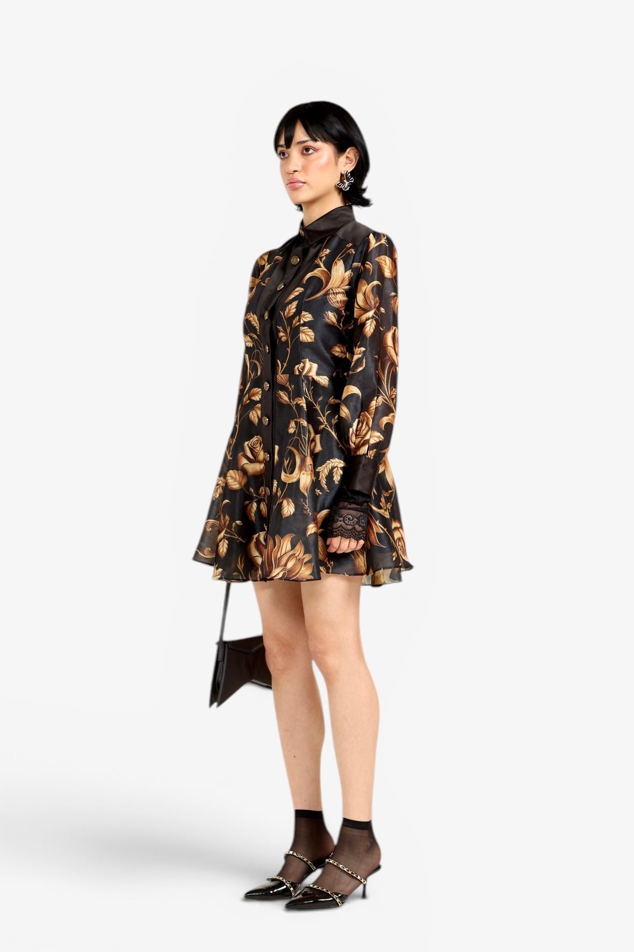 Obsidian Bloom Dress