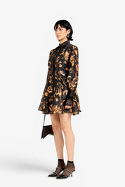 Obsidian Bloom Dress
