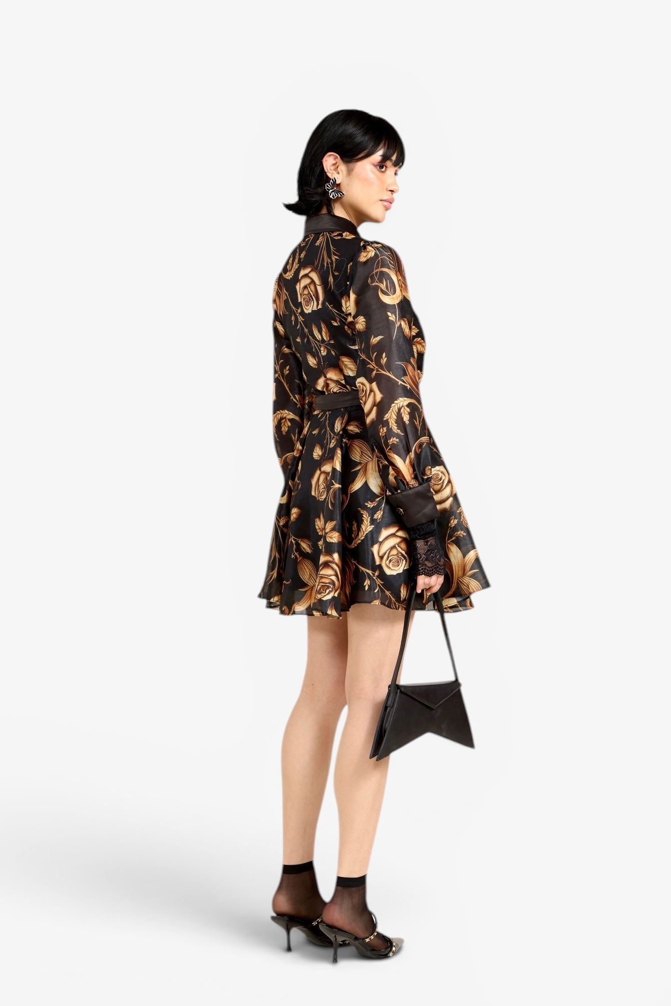 Obsidian Bloom Dress