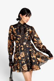 Obsidian Bloom Dress